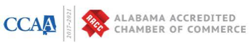 ccaa logos and alabama accredited chamber of commerce logo
