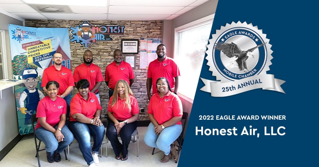 Honest Air - 2022 Mobile Chamber Eagle Award Winner - 1200x628