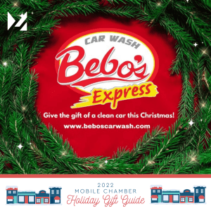 2022 Mobile Chamber Holiday Gift Guide - Bebo's Express Car Wash