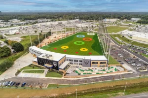 Topgolf Mobile view from the sky